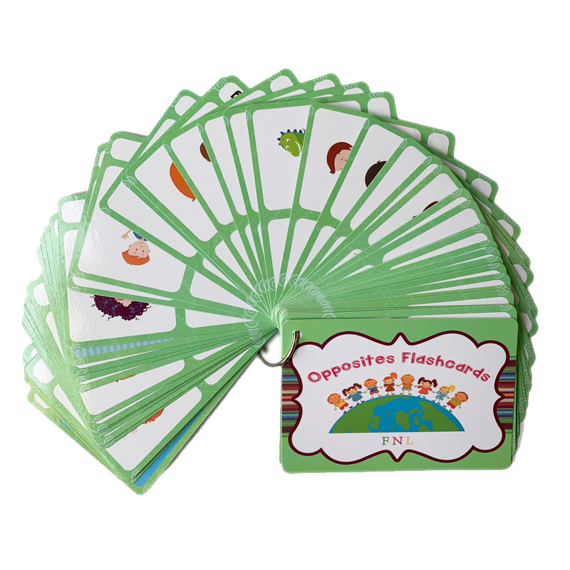 Kids Toys China - The 100 Groups Opposites Flashcards English