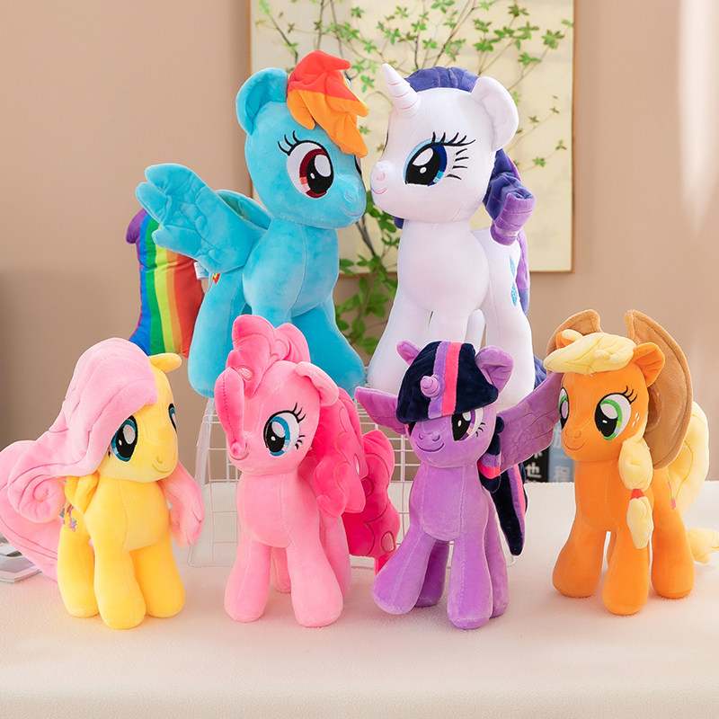 Unicorn Stuffed Toy - Little Pony Plush Toy 28cm Cute