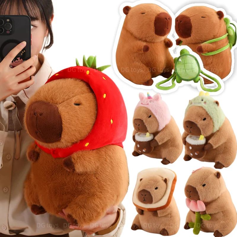 Unicorn Stuffed Toy - 25-55CM Kapibala Capybara Plush Toy Internet