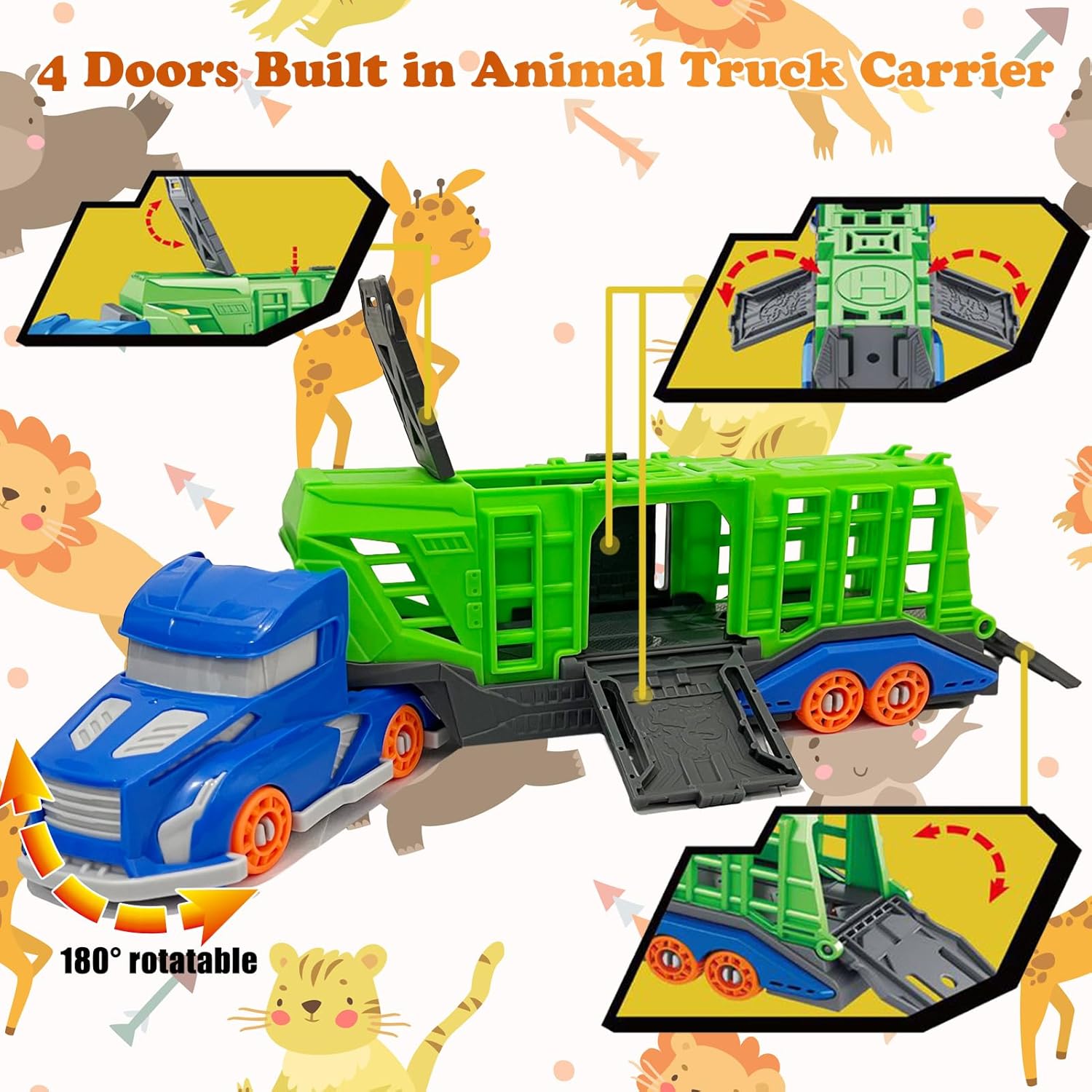 Dinosaur Animal Transport Vehi - Kids Toys Videos ulasan dan harga