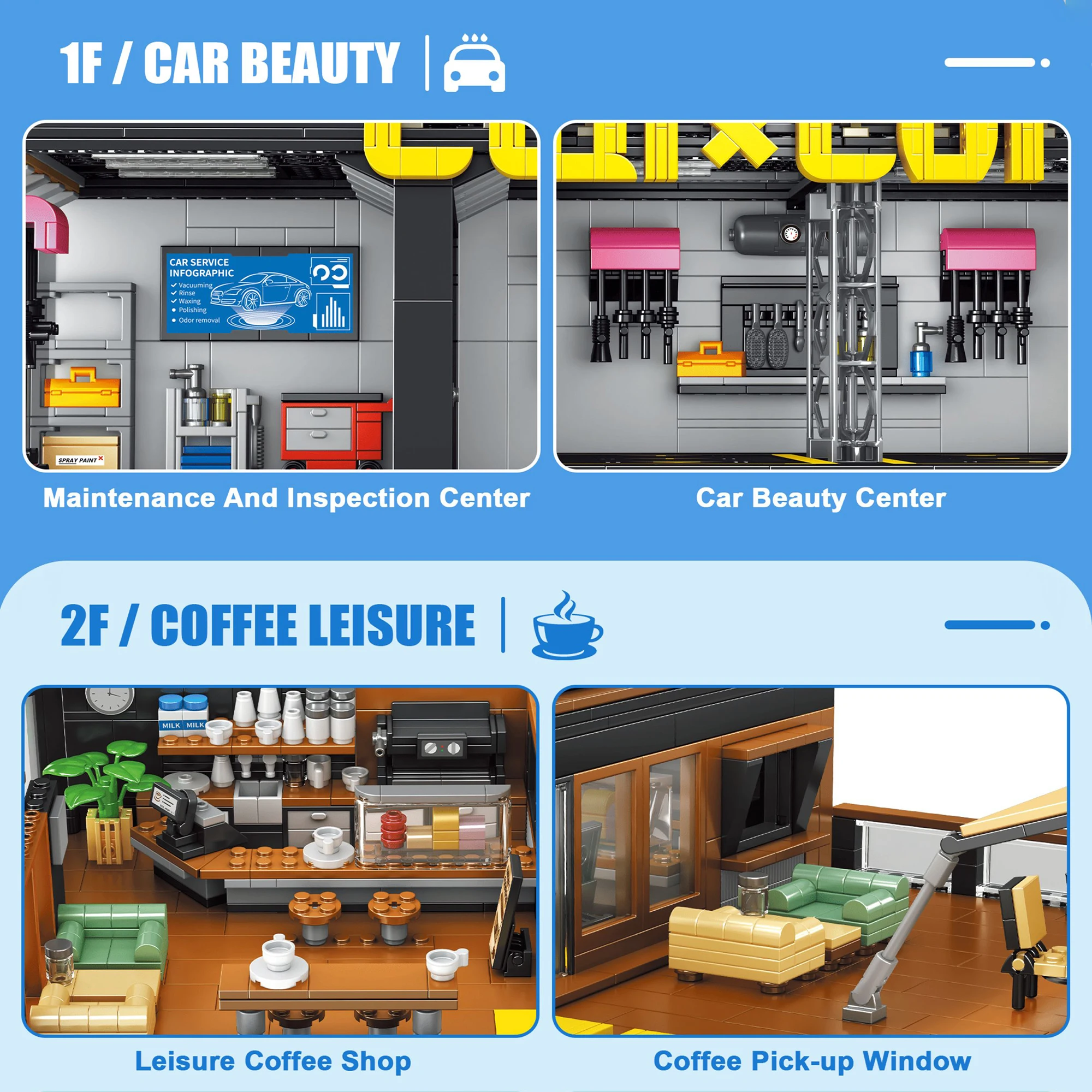 Coffee Auto Repair Shop Coffee - Kids Toys In Store ulasan dan harga