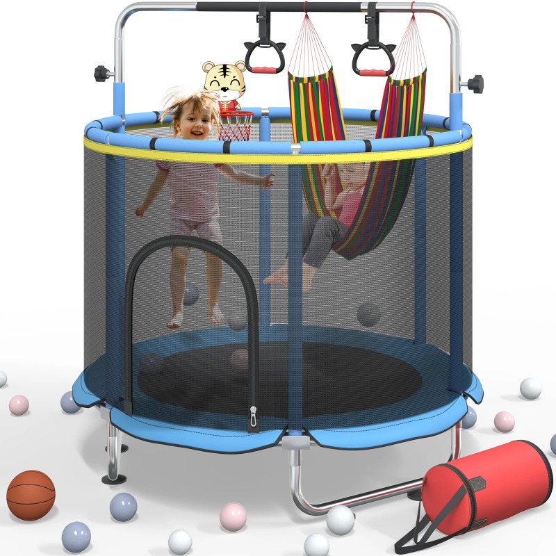 5FT Toddler Trampoline 8-in-1  - Trampoline Mini Indoor ulasan dan harga