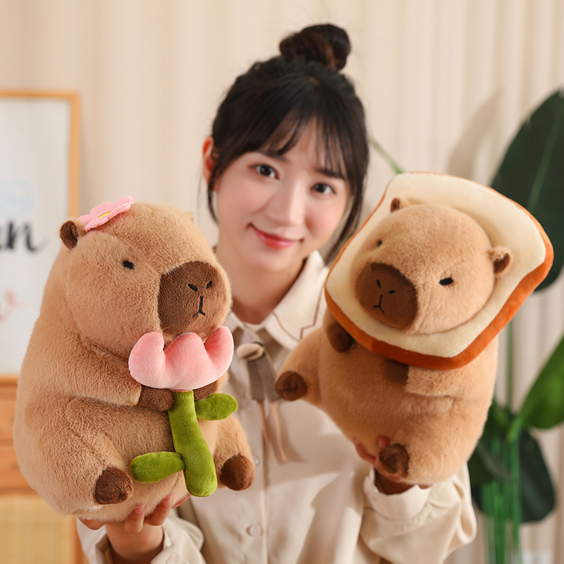 Lotus leaf Capybara Plush Toy  - Unicorn Stuffed Toy ulasan dan harga