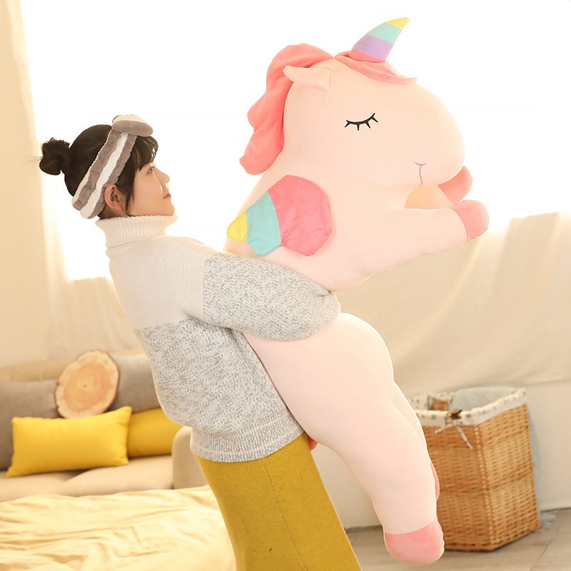 25-100CM Kawaii Giant Unicorn  - Unicorn Stuffed Toy ulasan dan harga