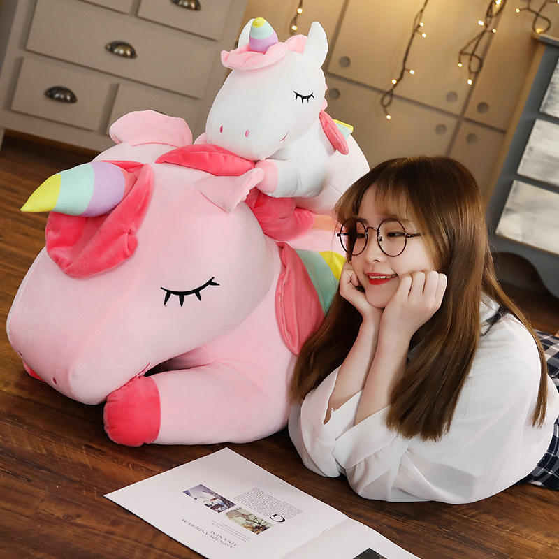 25-100CM Kawaii Giant Unicorn  - Unicorn Stuffed Toy ulasan dan harga