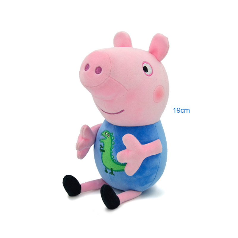Genuine 19cm Peppa Pig Plush T - Dinosaur Figurine Set ulasan dan harga