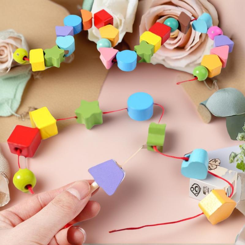 Early Learning Montessori Toys - Wooden Blocks Stacking ulasan dan harga