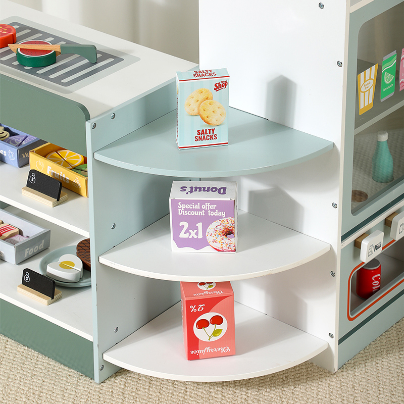 Kids Wooden Grocery Store Play - Kids Toys In Store ulasan dan harga