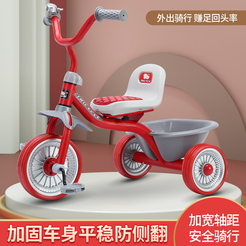 Simple Kids Tricycle 1-6 Years - Kids Toys Electric Car ulasan dan harga