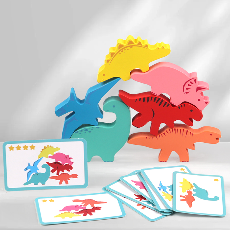 Wooden Balance Blocks Toys For - Wooden Blocks Stacking ulasan dan harga