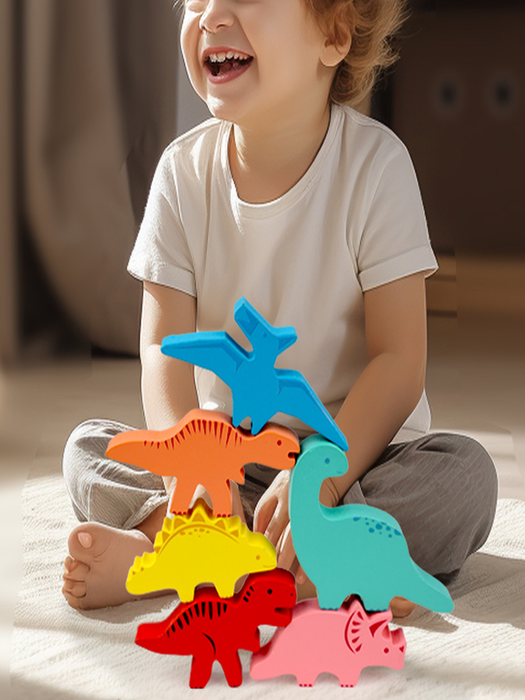 Wooden Balance Blocks Toys For - Wooden Blocks Stacking ulasan dan harga