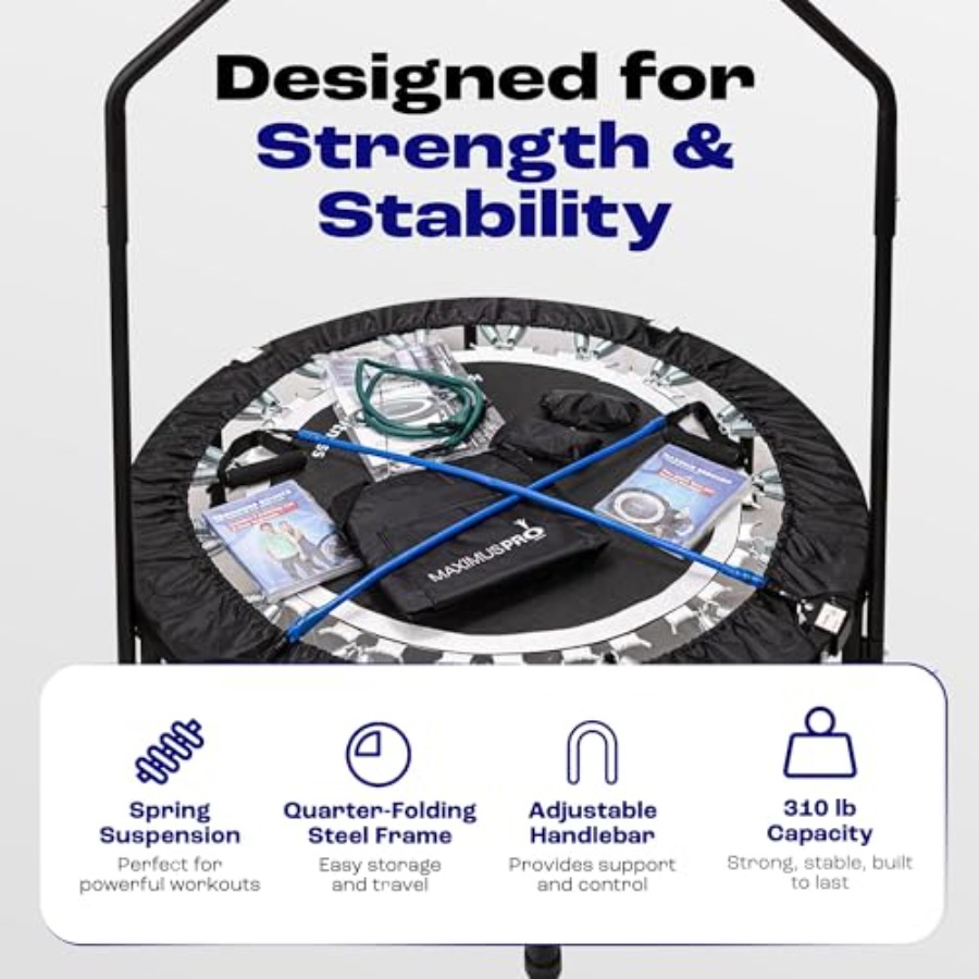 Maximus PRO Folding Rebounder  - Trampoline Mini Indoor ulasan dan harga