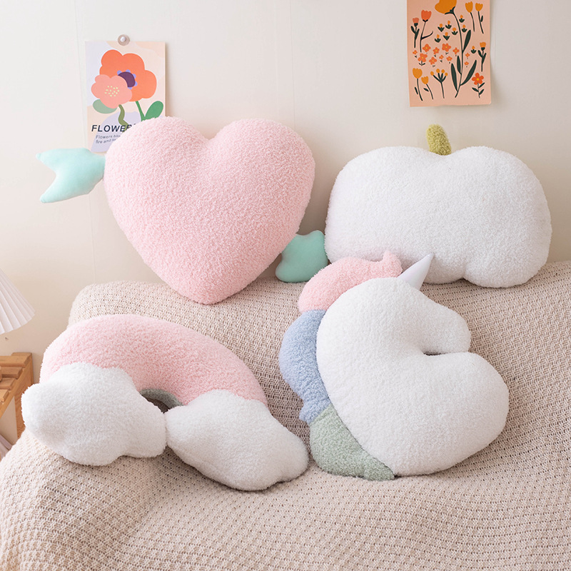 Soft Plush Rainbow Smile Pink  - Unicorn Stuffed Toy ulasan dan harga