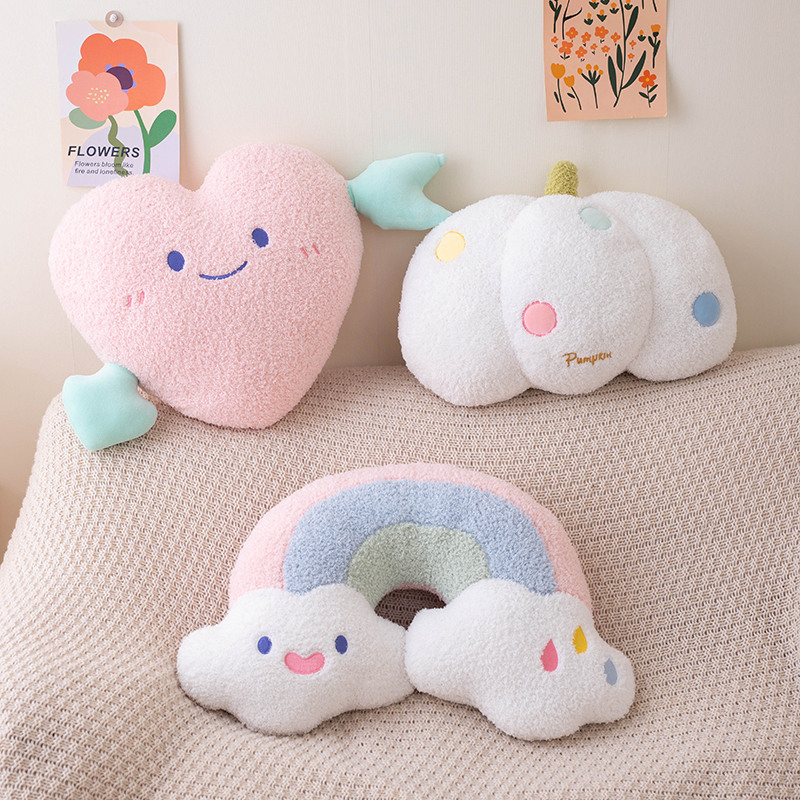 Soft Plush Rainbow Smile Pink  - Unicorn Stuffed Toy ulasan dan harga