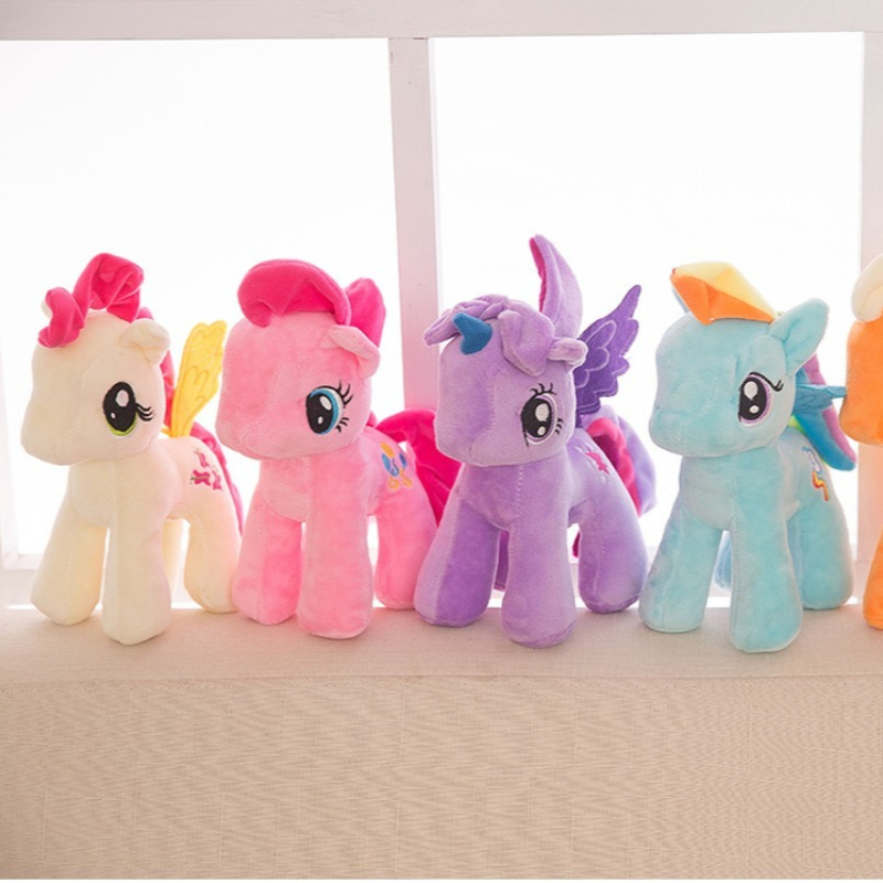 Kawaii Cute 25cm My Little Pon - Unicorn Stuffed Toy ulasan dan harga