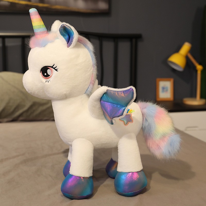 Rainbow Pegasus Unicorn Plush  - Unicorn Stuffed Toy ulasan dan harga