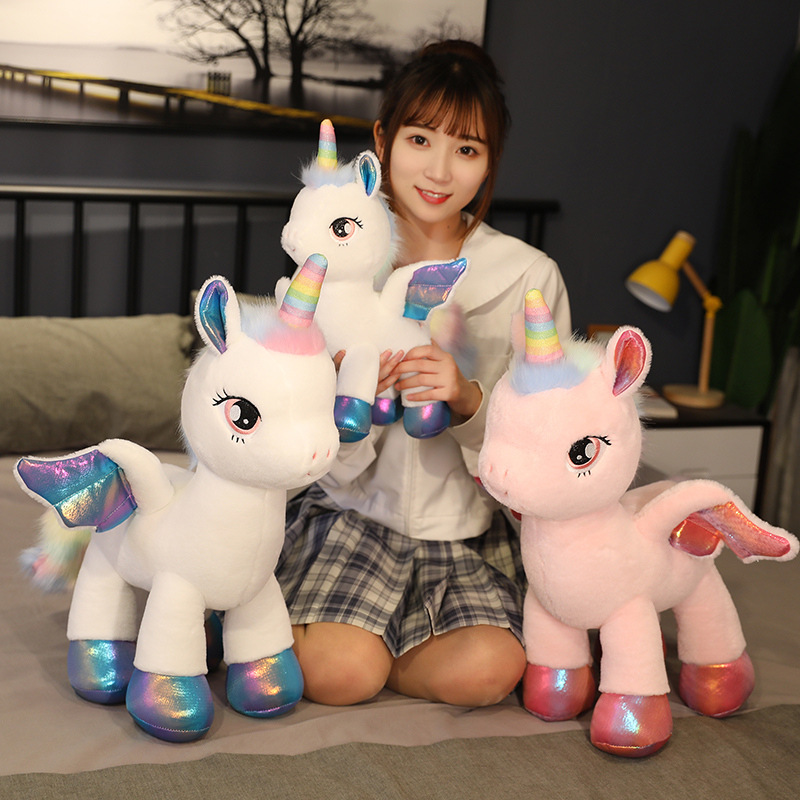 Rainbow Pegasus Unicorn Plush  - Unicorn Stuffed Toy ulasan dan harga