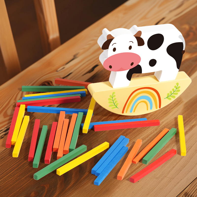 Wooden Animal Stacking Block G - Wooden Blocks Stacking ulasan dan harga