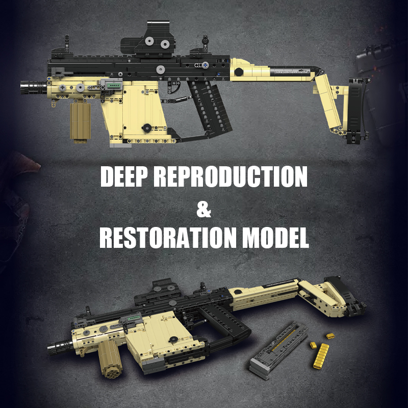 2024 MOC Military Series KRISS - Kids Toys Vector ulasan dan harga