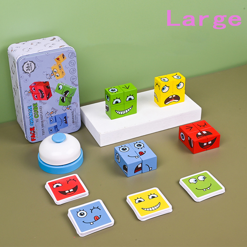 Large Learning Educational Toy - Wooden Blocks Stacking ulasan dan harga