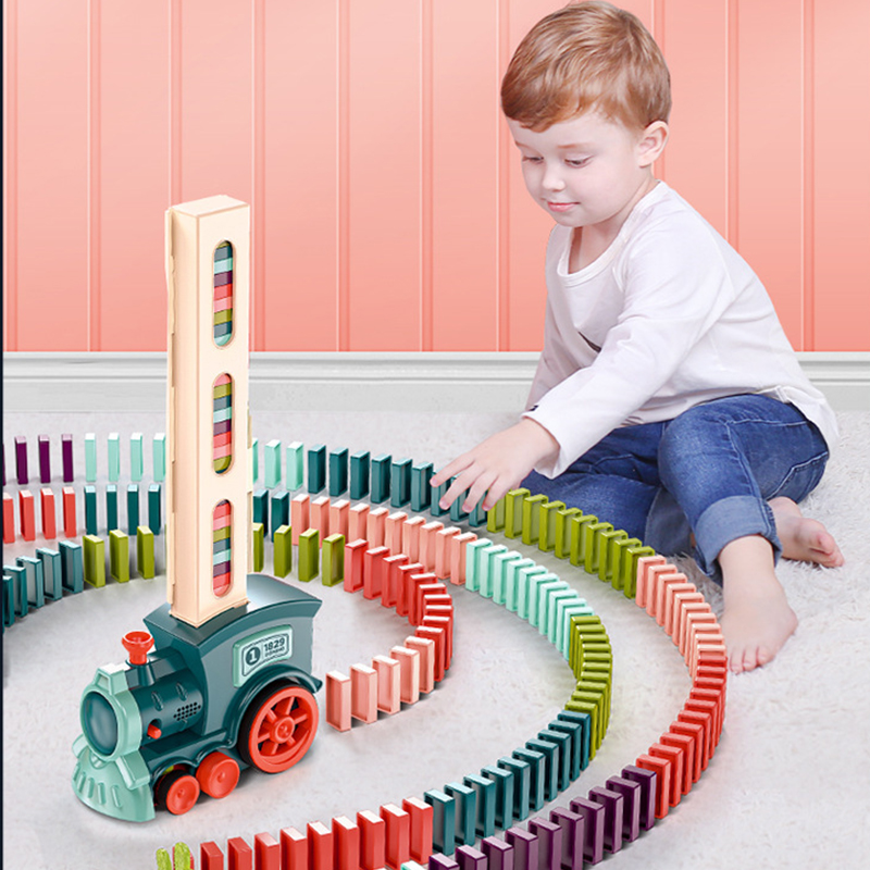 Kids Electric Domino Train Car - Kids Toys Electric Car ulasan dan harga