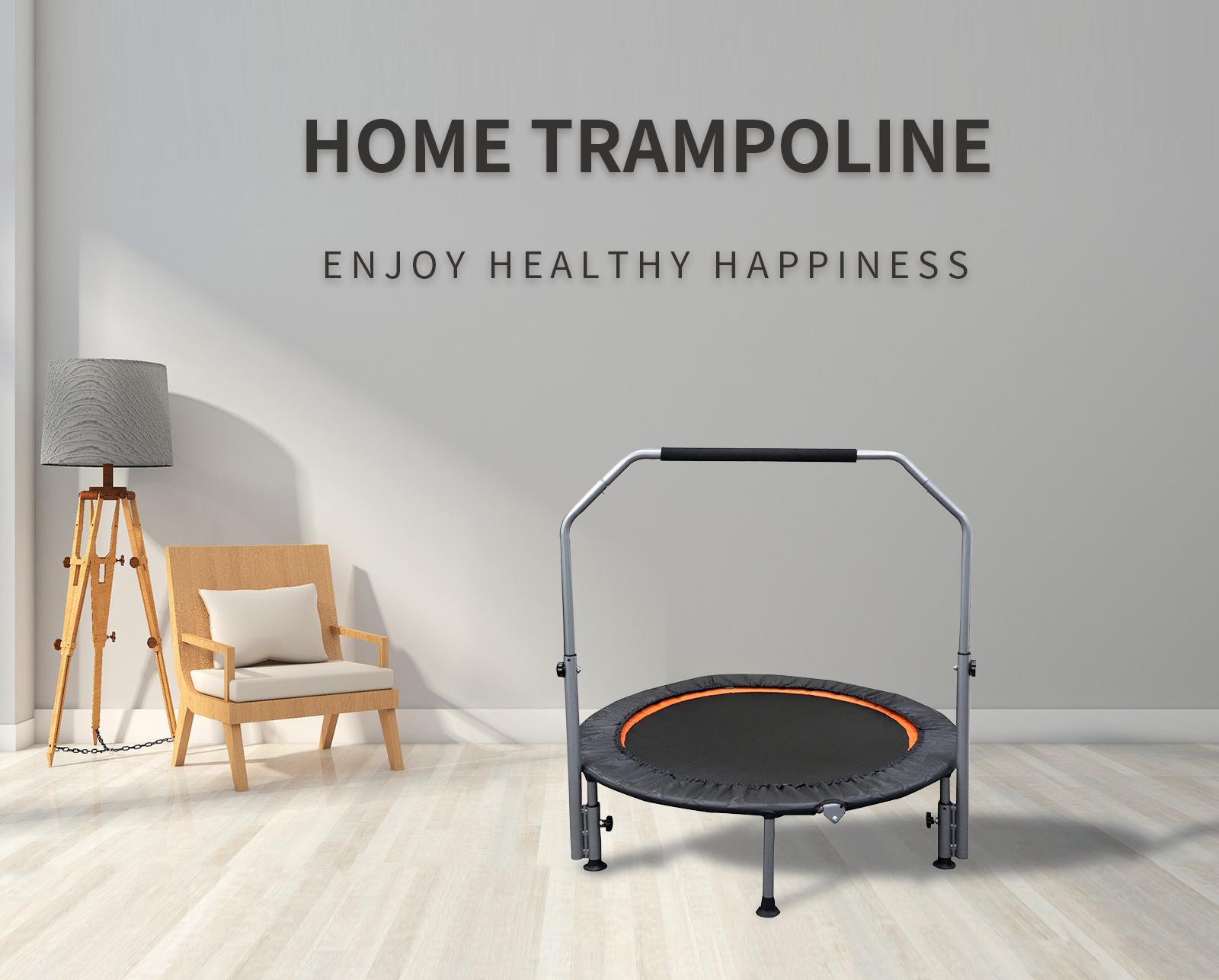 Folding Mini Fitness Trampolin - Trampoline Mini Indoor ulasan dan harga