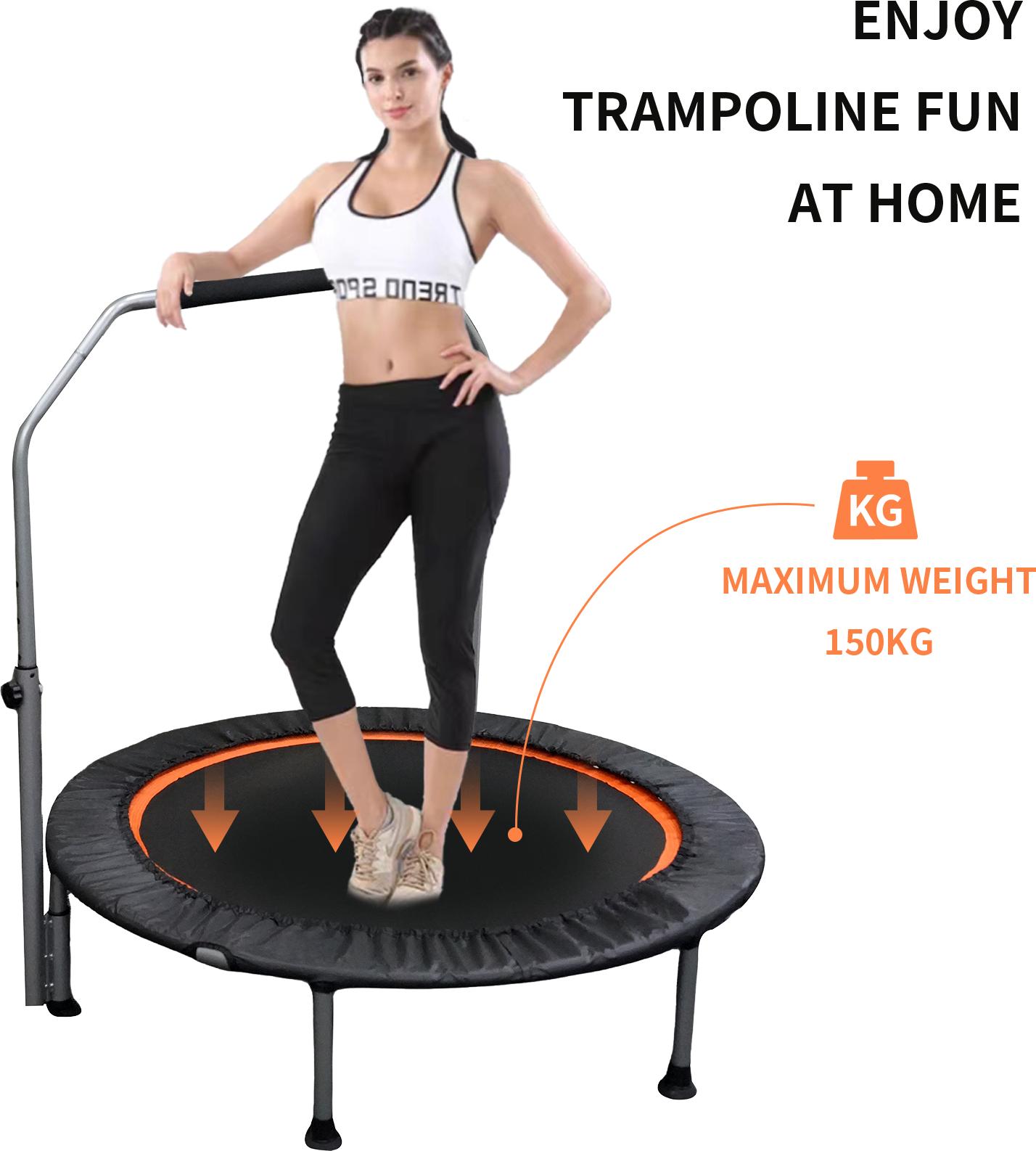 Folding Mini Fitness Trampolin - Trampoline Mini Indoor ulasan dan harga