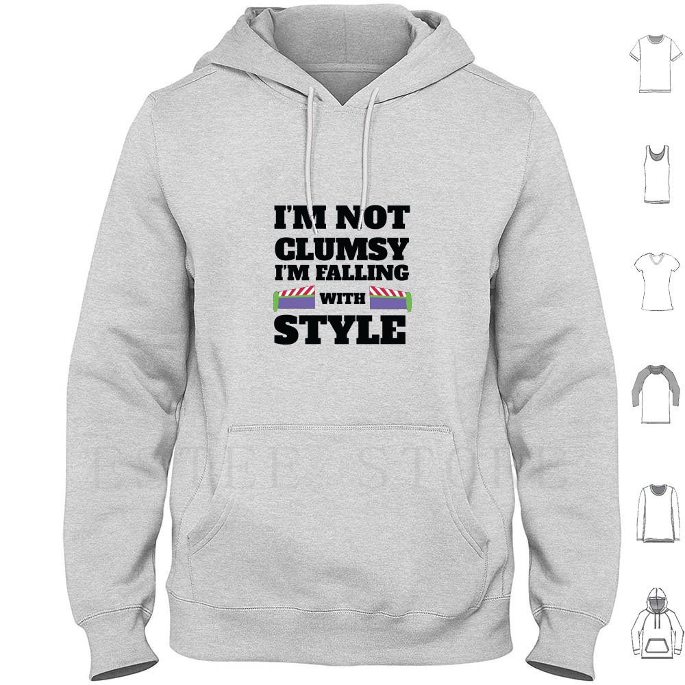 Clumsy Hoodies Long Sleeve Rei - Kids Toys Vector ulasan dan harga