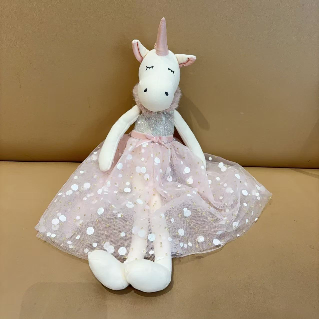 38cm Pink Unicorn Plush Doll S - Unicorn Stuffed Toy ulasan dan harga