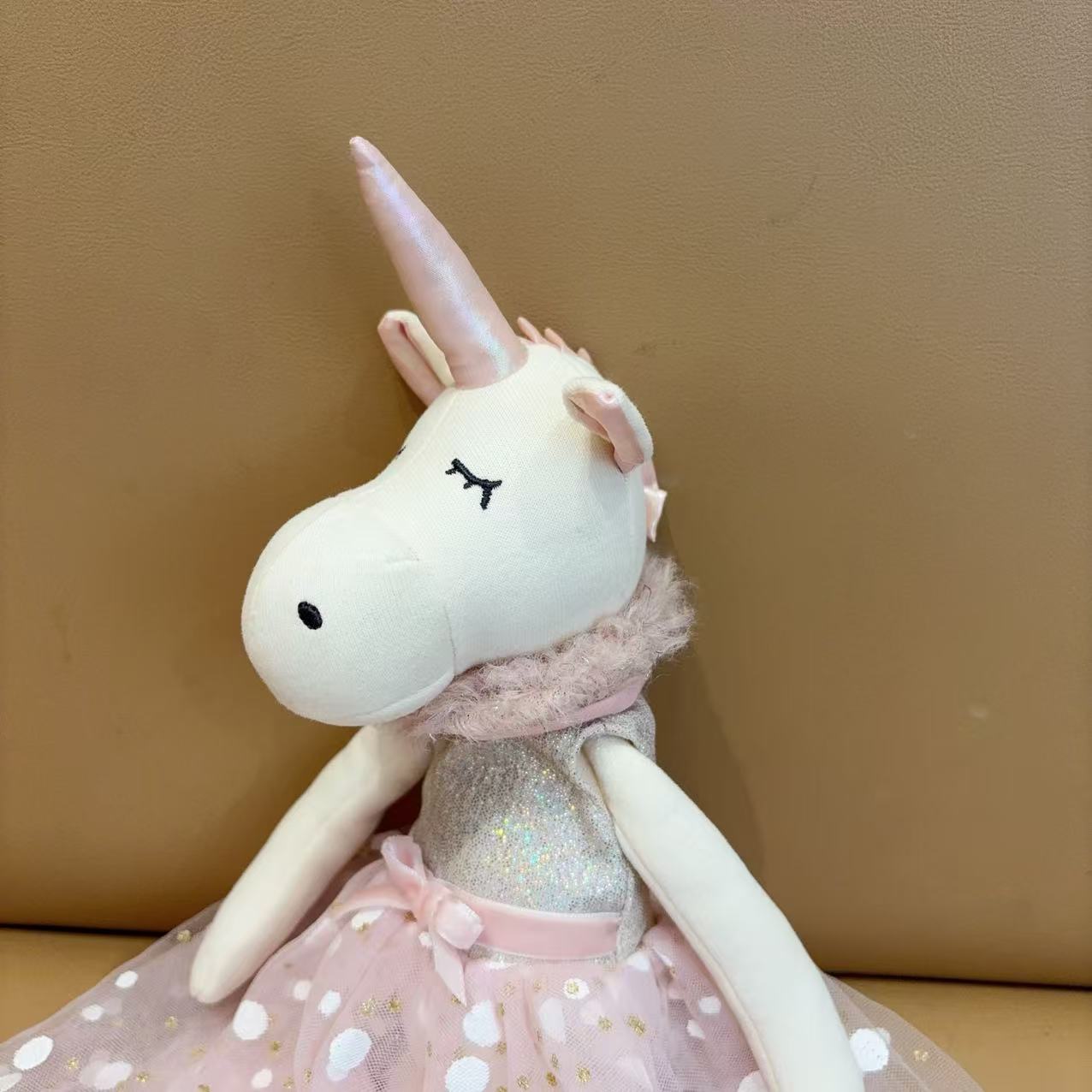 38cm Pink Unicorn Plush Doll S - Unicorn Stuffed Toy ulasan dan harga