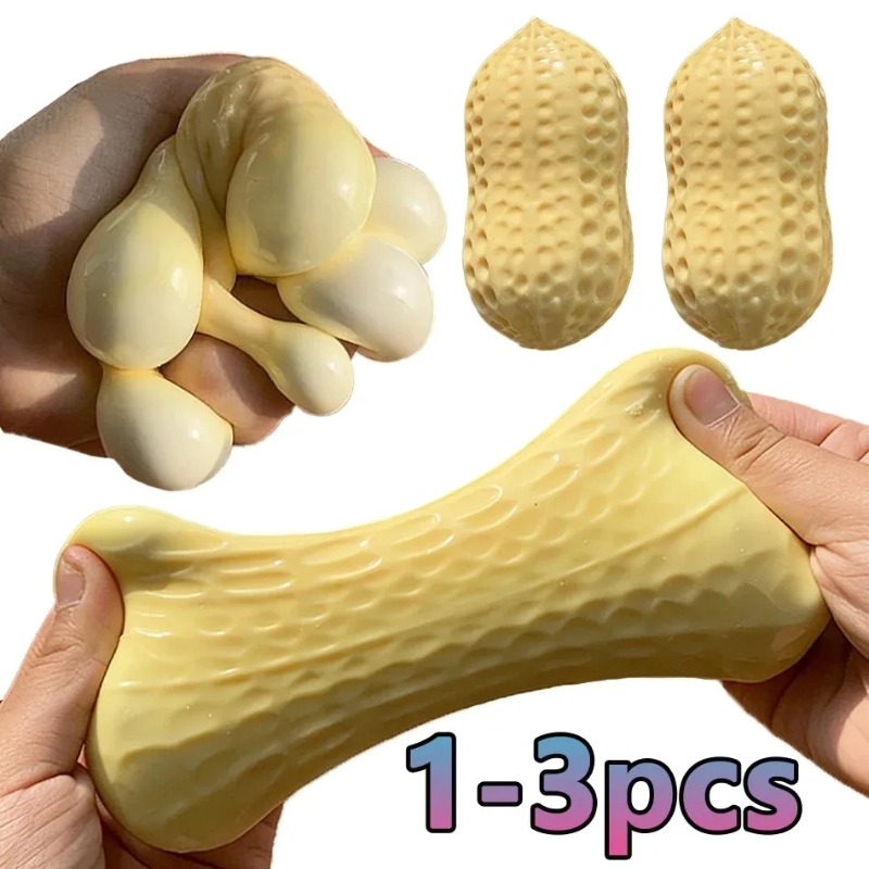 Peanut Stress Ball Crunchy Squ - Kids Toys China ulasan dan harga