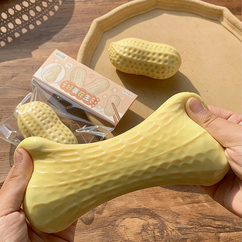 Peanut Stress Ball Crunchy Squ - Kids Toys China ulasan dan harga