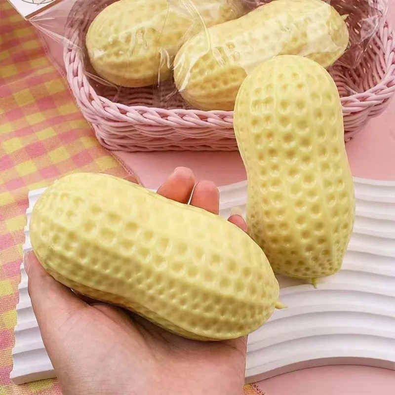 Peanut Stress Ball Crunchy Squ - Kids Toys China ulasan dan harga