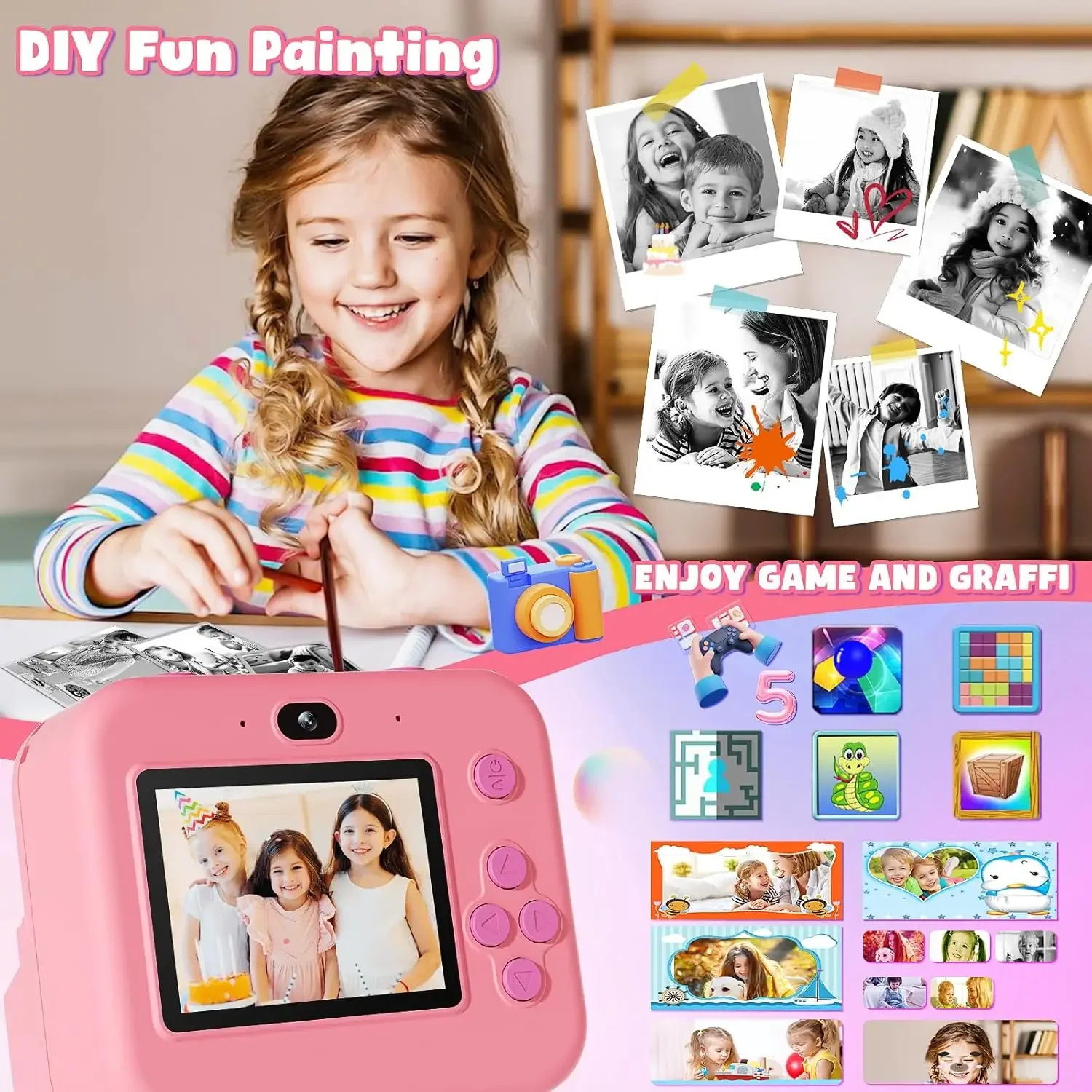 Digital Children Camera, Insta - Kids Toys Videos ulasan dan harga