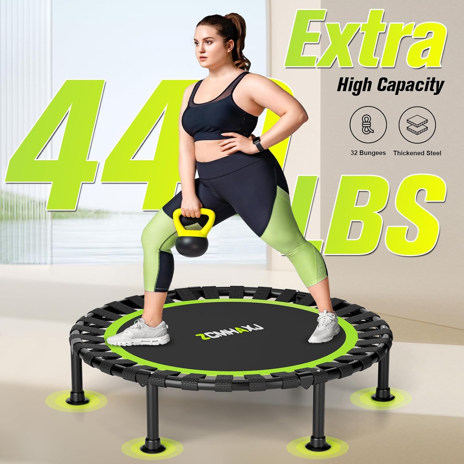 Foldable Mini Rebounder Trampo - Trampoline Mini Indoor ulasan dan harga