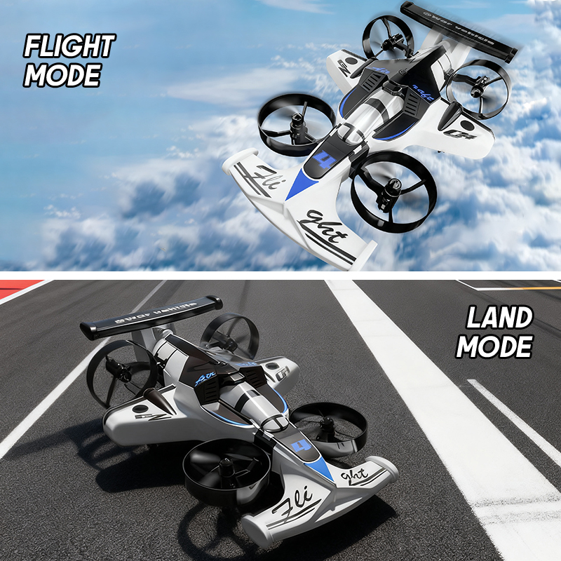 2in1 Mini Drone Air-Ground Fly - Kids Toys Electric Car ulasan dan harga