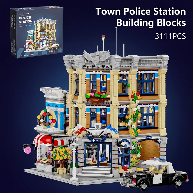 Town Police Station with 6 Fig - Kids Toys In Store ulasan dan harga