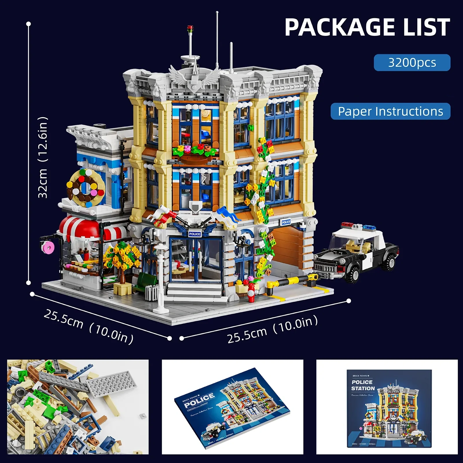 Town Police Station with 6 Fig - Kids Toys In Store ulasan dan harga