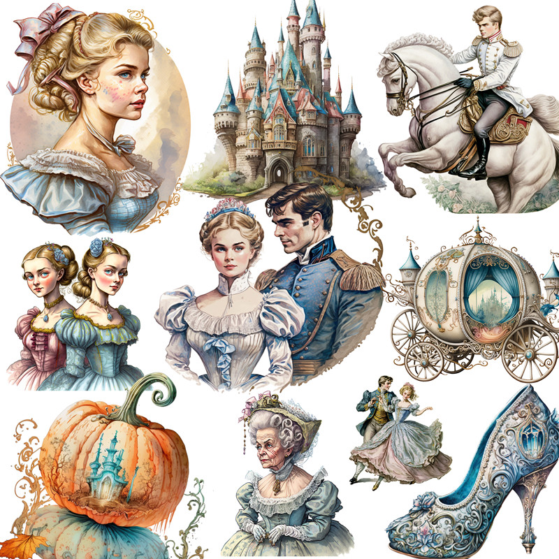Fairy tale girl store Stickers - Kids Toys In Store ulasan dan harga
